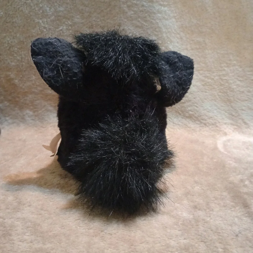 Vintage 1998 Tiger Electronics Furby Raven Black White Feet Original Tag 70-800